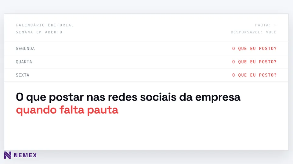 O que postar nas redes sociais da empresa