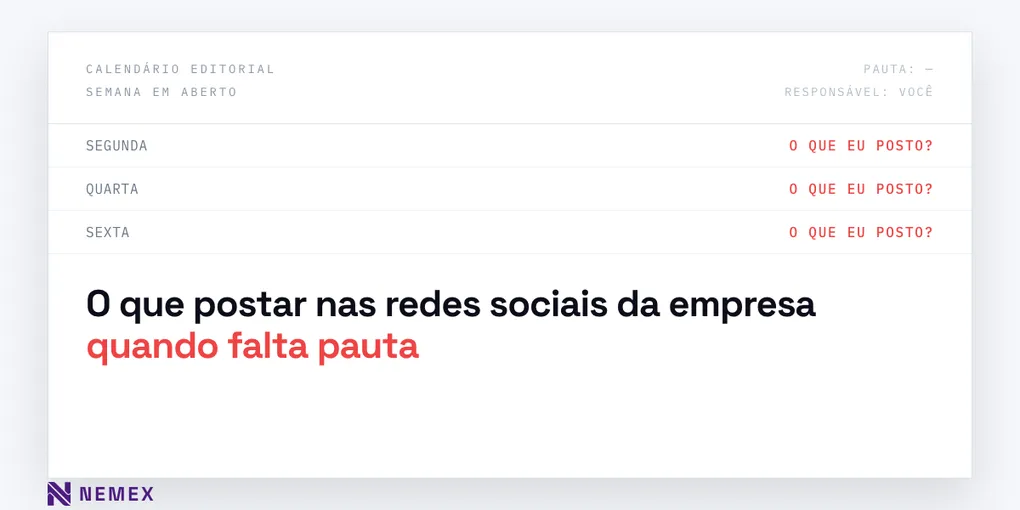 O que postar nas redes sociais da empresa